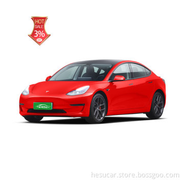 Prezzo a basso costo in stock 4 ruote Auto EV ad alta velocità /4 corridore di auto elettriche Tesla Modello 3 Nuova auto elettrica energetica per la vendita Hote